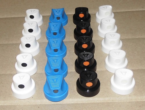 Stk caps sprühköpfe - 4x,